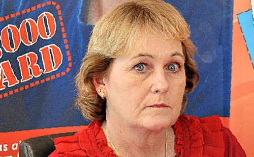 Daniel Morcombe’s mum Denise listens to a question during a press conference yesterday. Daniel Morcombe’s mum Denise listens to a question during a press conference yesterday.